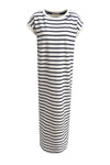 Smith & Soul Damen Kleid Sweatdress Stripes