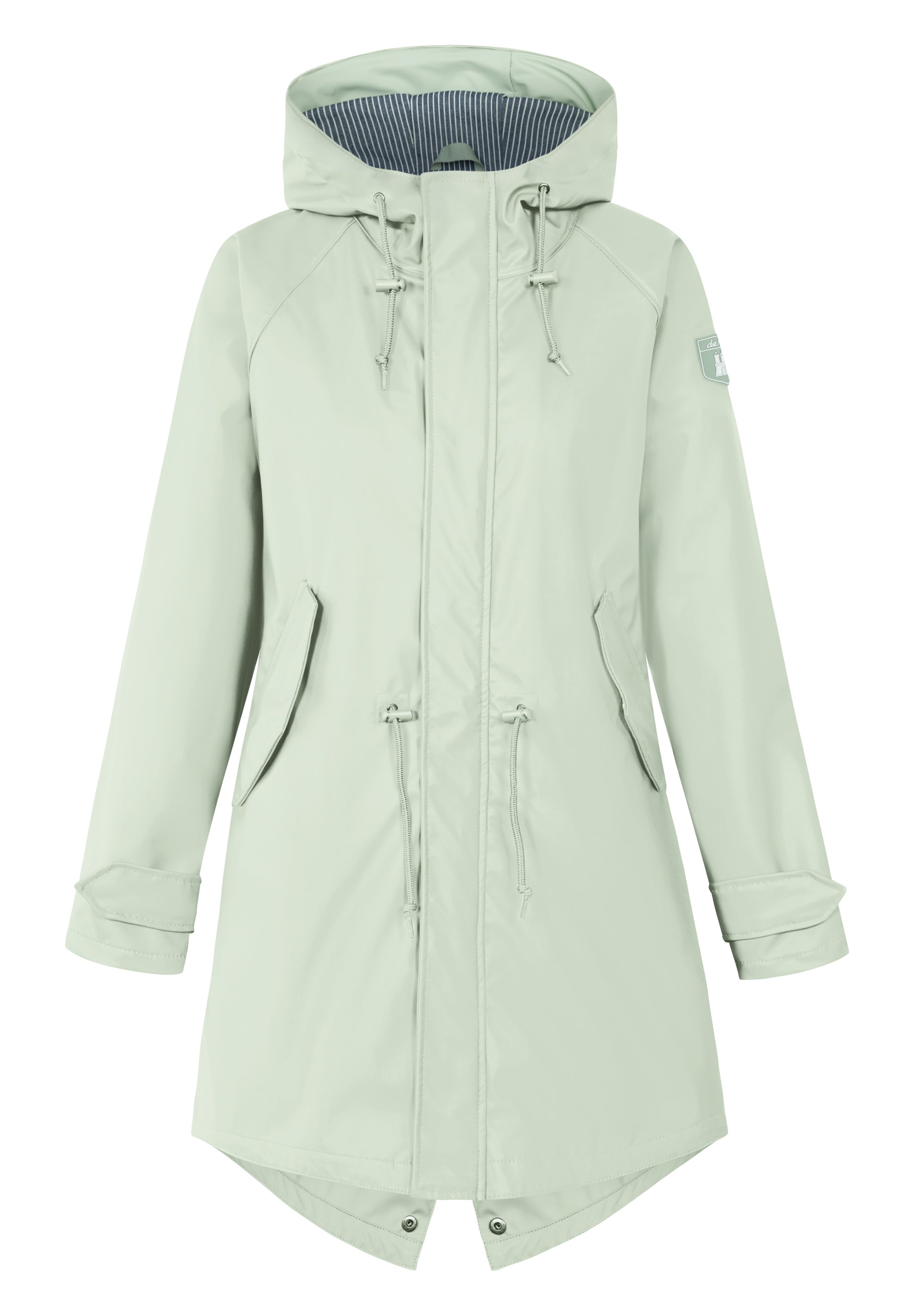Derbe Regenjacke Damen Hellblau Traveby Friese Derbe Regenmantel
