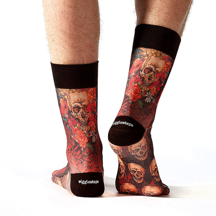 Wigglesteps Herren Socken SKULLS & ROSES