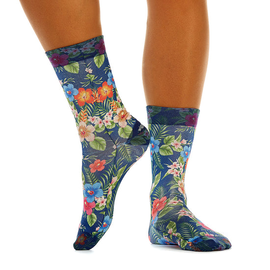 Wigglesteps Damen Socken TROPICAL FLOWERS