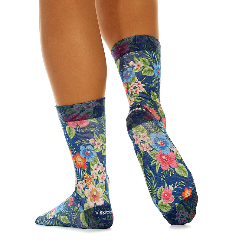 Wigglesteps Damen Socken TROPICAL FLOWERS