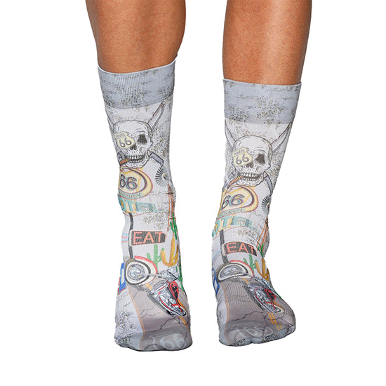 Wigglesteps Men Socks VINTAGE TRAVEL