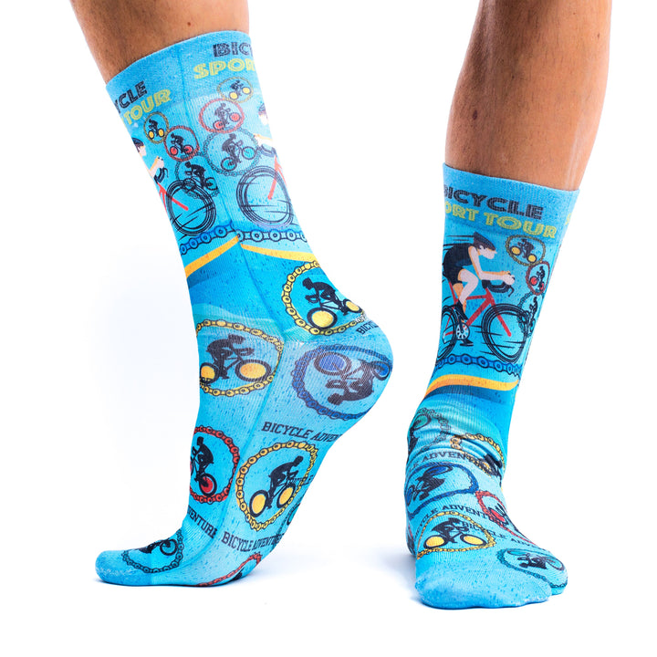 Wigglesteps Herren Socken CYCLING TOUR-M
