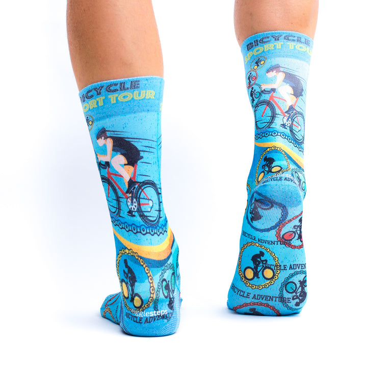 Wigglesteps Herren Socken CYCLING TOUR-M
