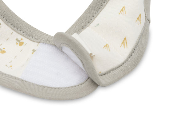Jollein Baby Mädchen Lätzchen Jersey Wasserdicht - Tiny Park   - 5 Stück