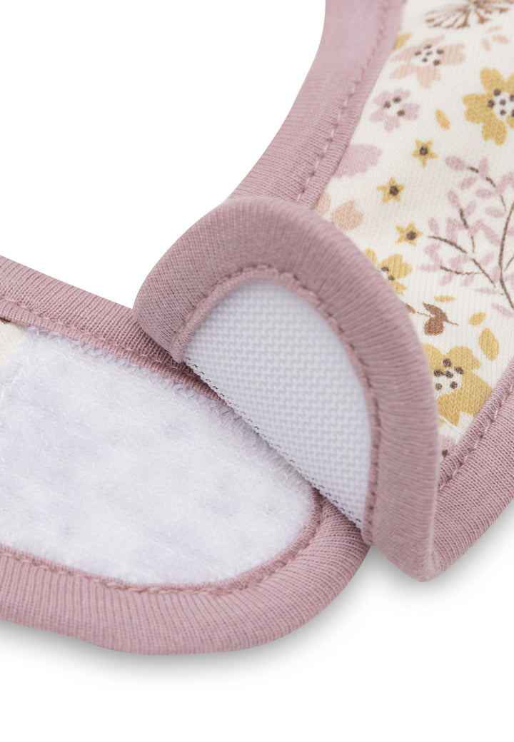Jollein Baby Mädchen Lätzchen Jersey Wasserdicht - Flower Fairies  - 5 Stück