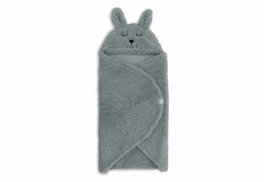 Jollein Einschlagdecke für Babyschale Bunny