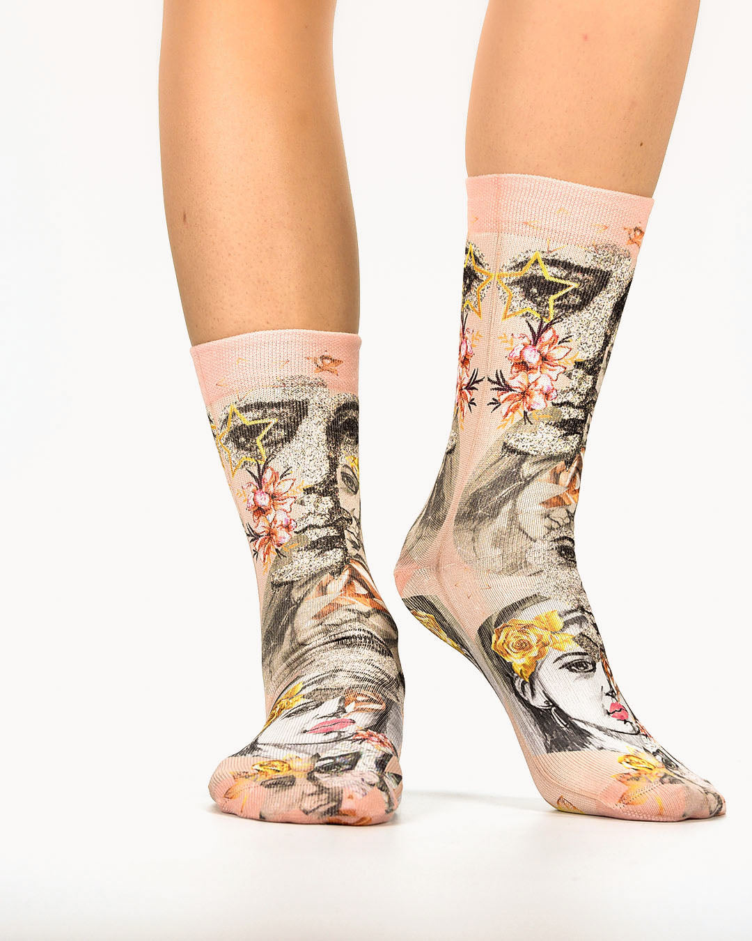 Wigglesteps Lady Socks WOMAN IN THE ART