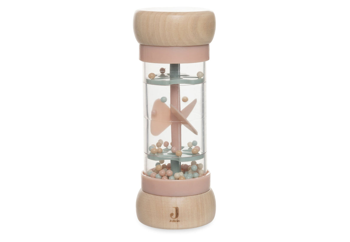 Jollein Baby Regenmacher aus Holz Lovely Birds – Multicolor