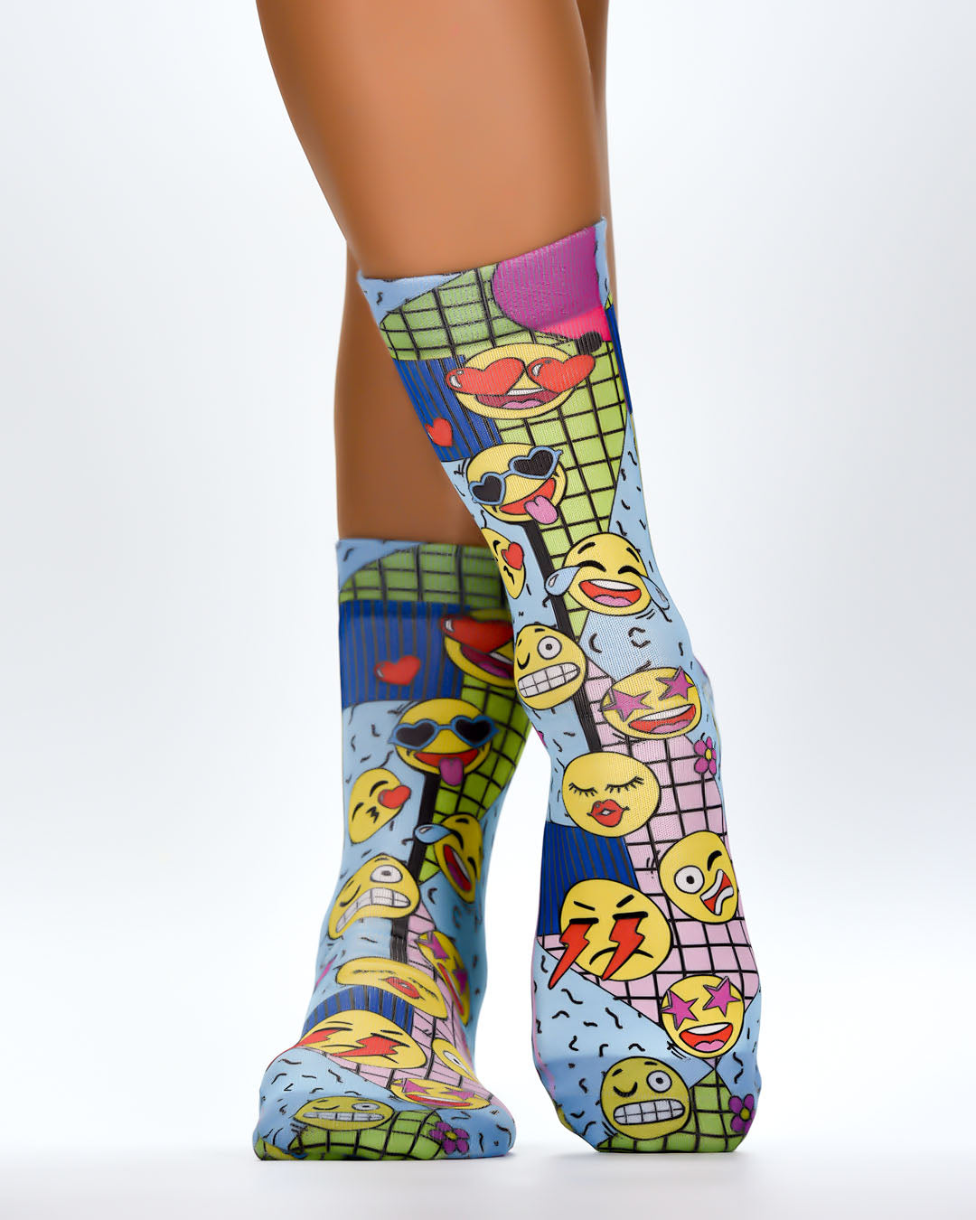 Wigglesteps Lady Socks  CRAZY EMOJIES