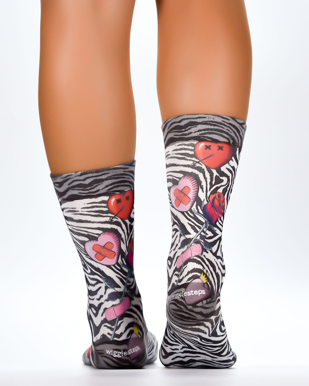 Wigglesteps Lady Socks  BROKEN HEARTS