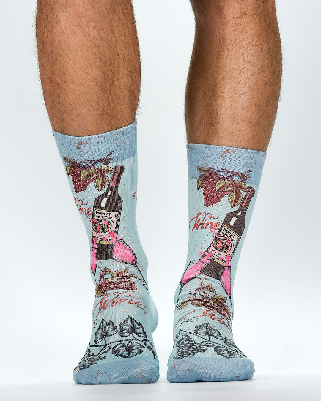 Wigglesteps Men Socks MERLOT