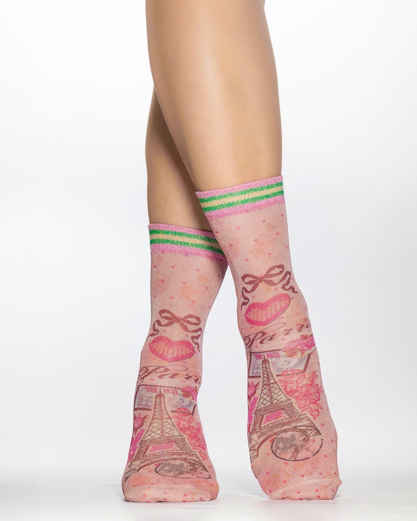 Wigglesteps Lady Socks GLITTER SWEET PARIS