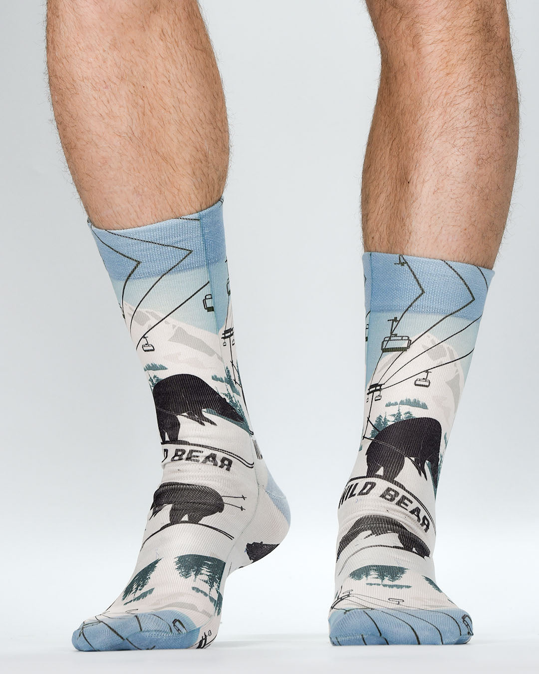 Wigglesteps Herren Socken WILD BEAR