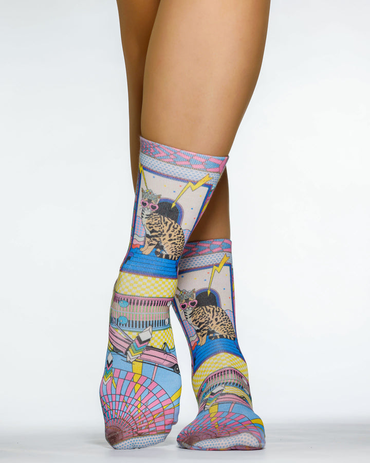 Wigglesteps Lady Socks BEVERLY CAT