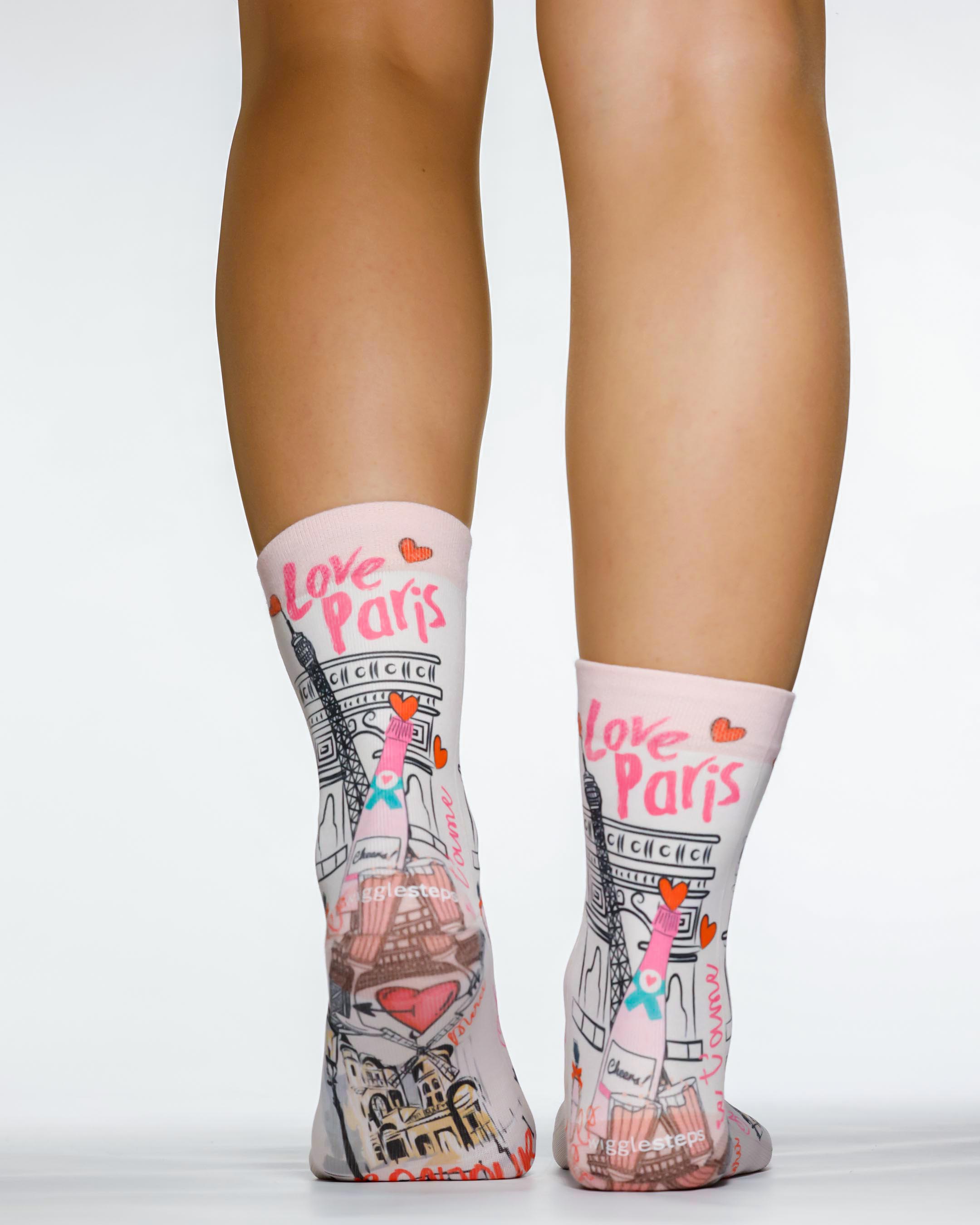 Wigglesteps Lady Socks LOVE PARIS