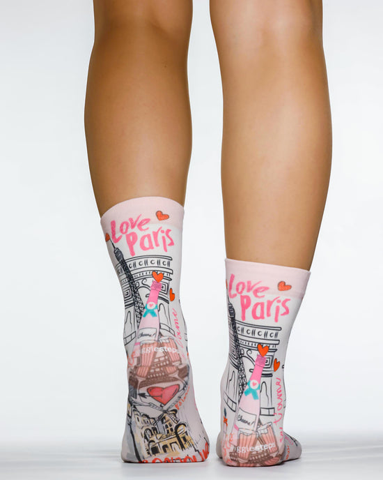 Wigglesteps Lady Socks LOVE PARIS