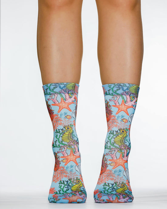 Wigglesteps Lady Socks SEAHORSES-W