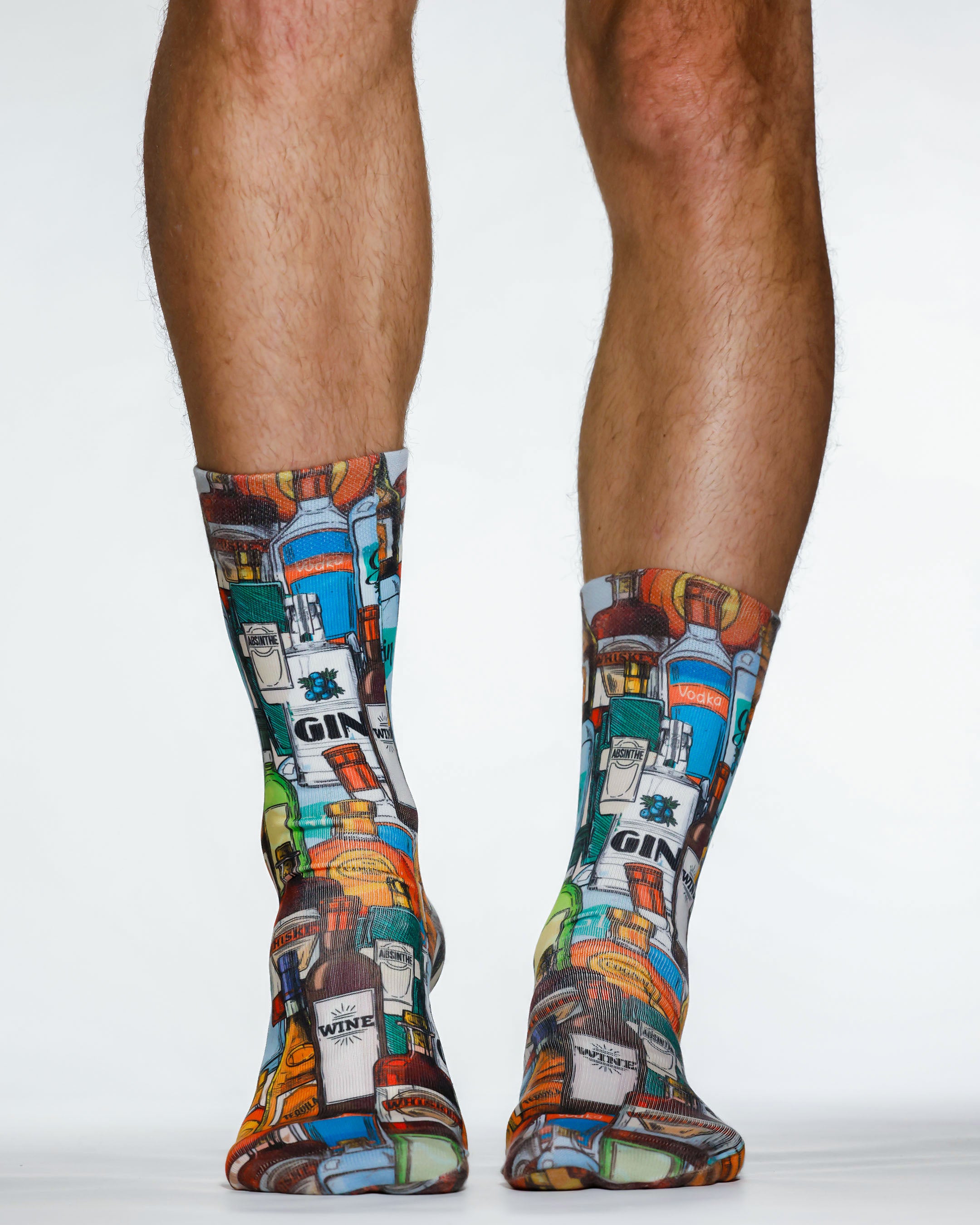 Wigglesteps Men Socks HARD DRINKS