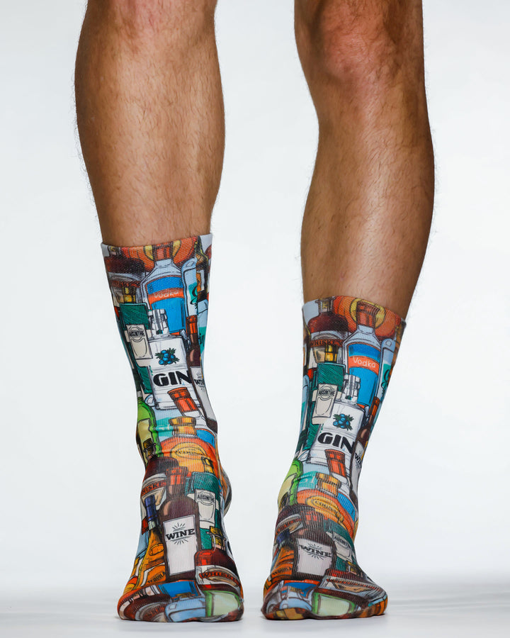 Wigglesteps Men Socks HARD DRINKS