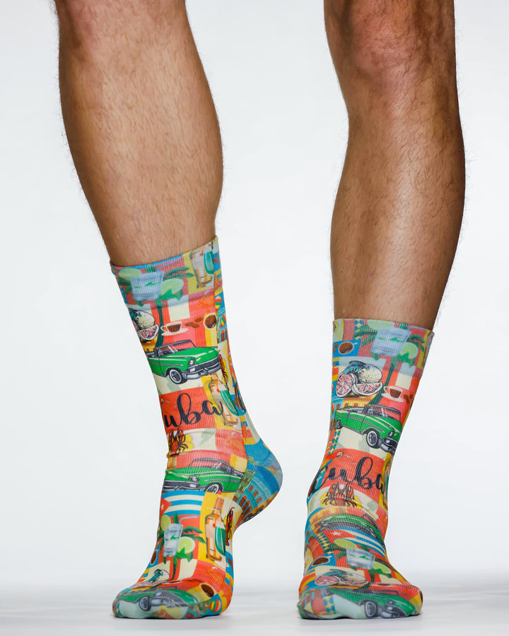 Wigglesteps Men Socks LOVE CUBA-M