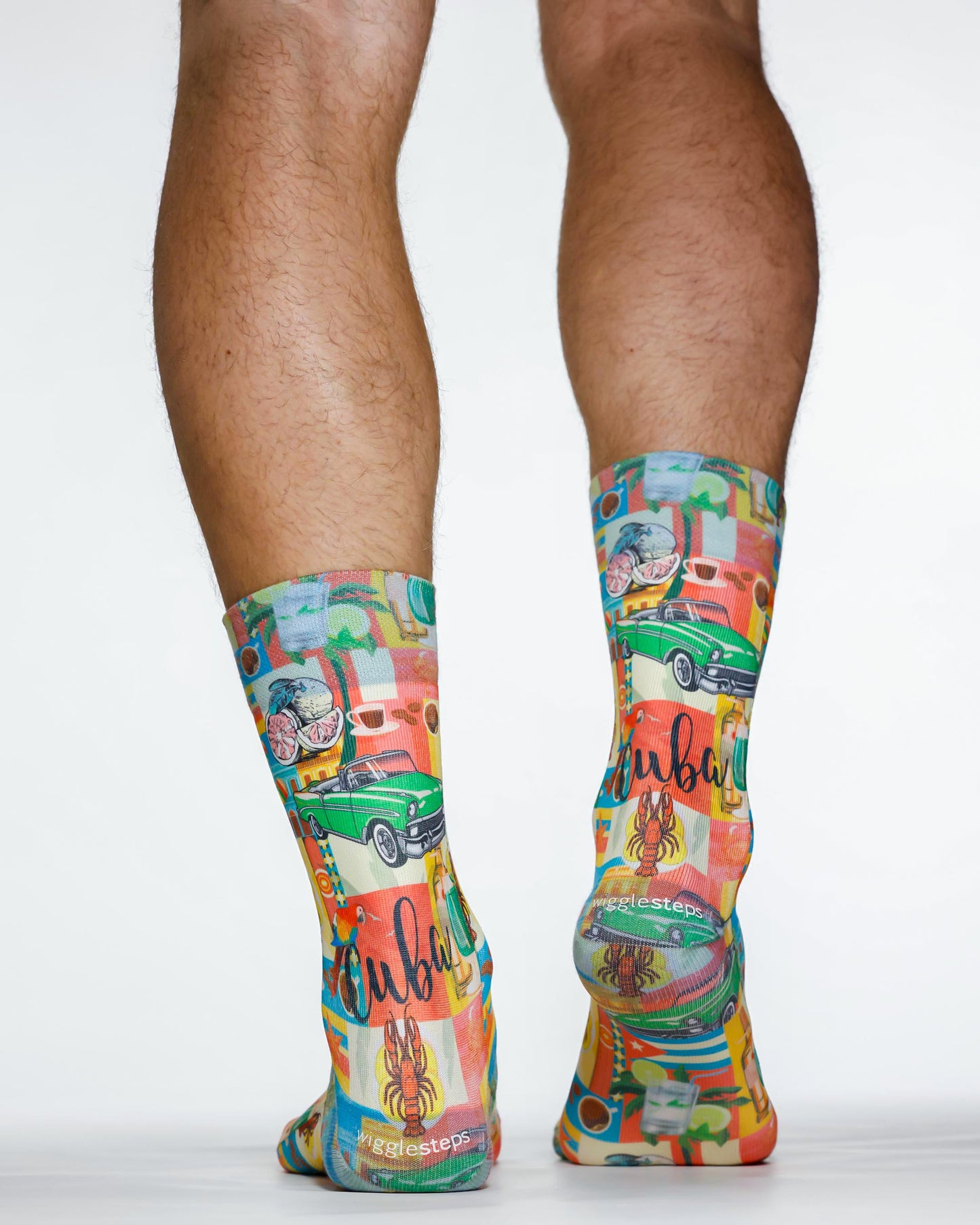 Wigglesteps Men Socks LOVE CUBA-M