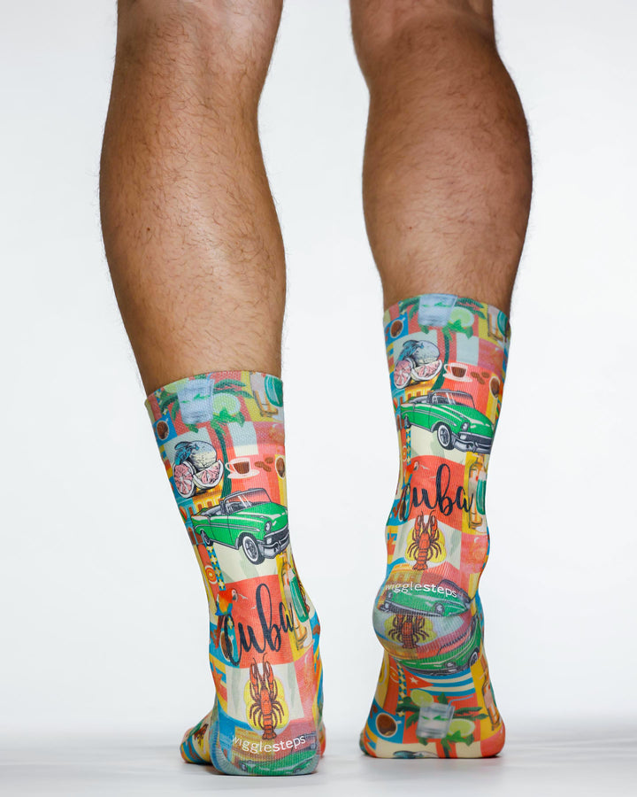 Wigglesteps Men Socks LOVE CUBA-M