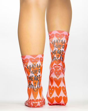 Wigglesteps Lady Socks SMILE HEART