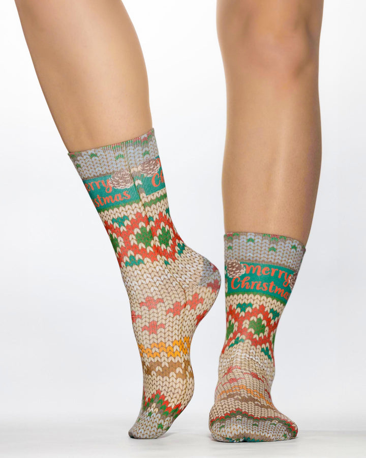 Wigglesteps Lady Socks XMAS KNIT