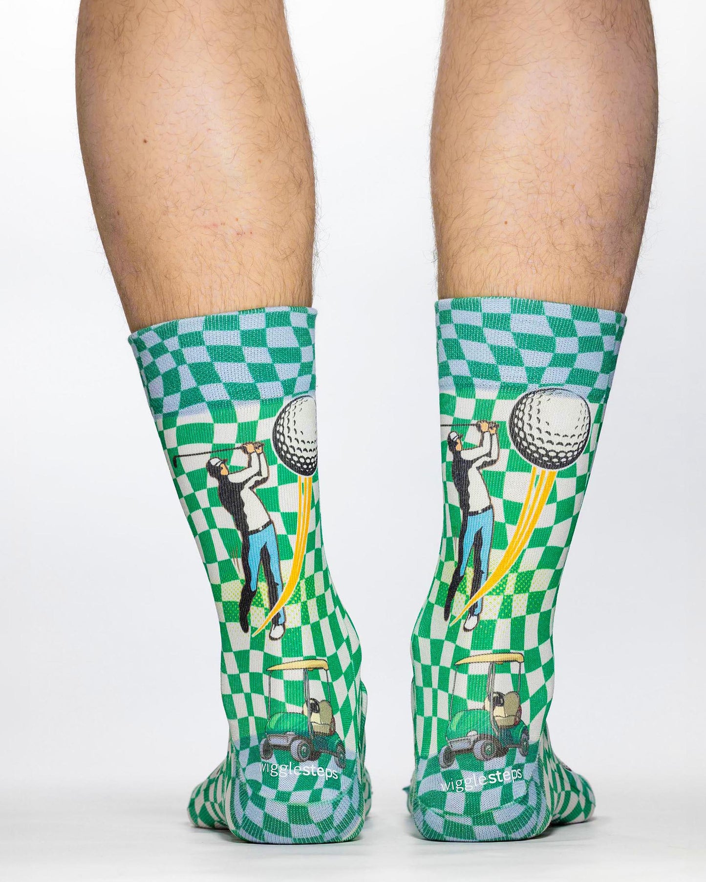 Wigglesteps Men Socks CHECK GOLF