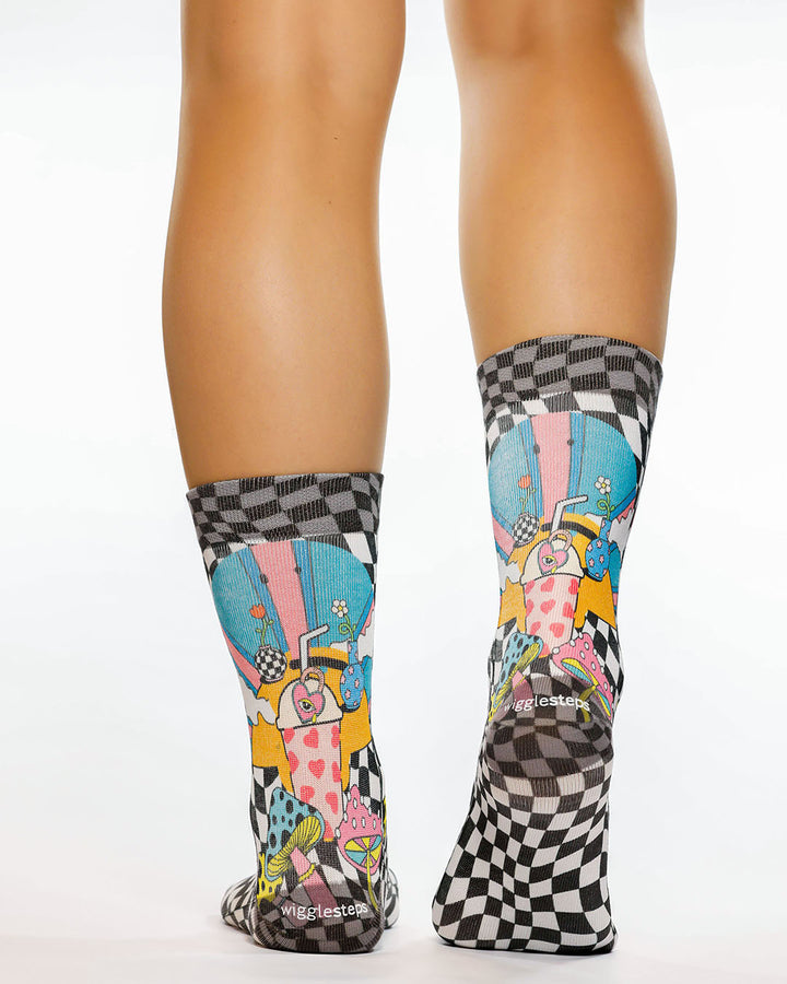 Wigglesteps Lady Socks HAPPY MUSHROOM