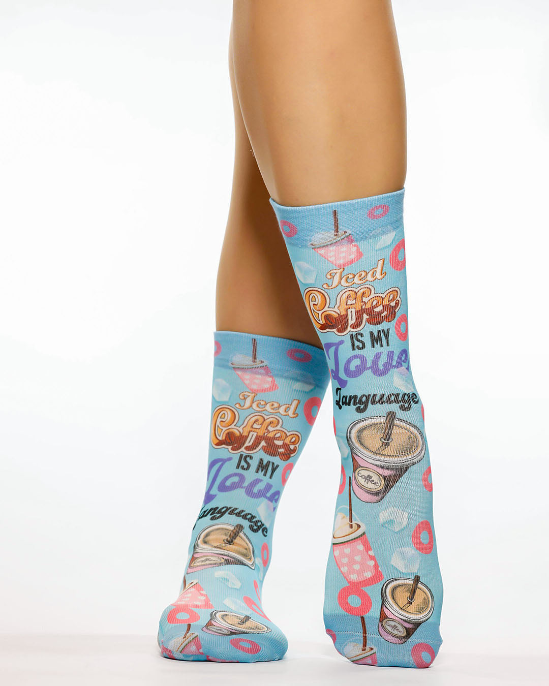 Wigglesteps Damen Socken ICED COFFEE