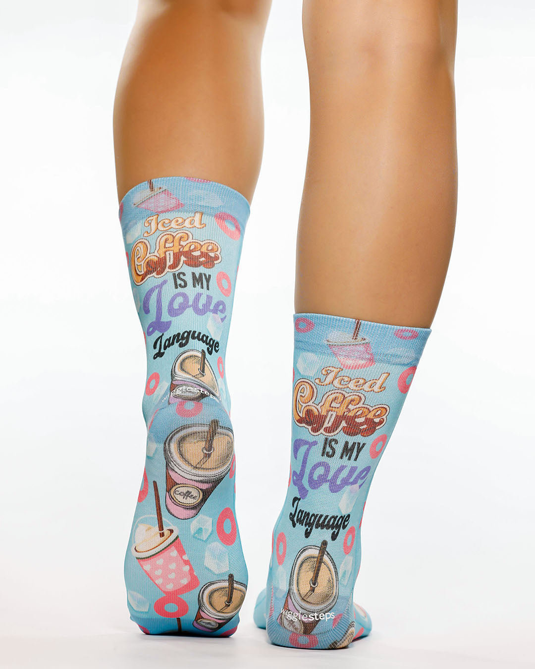 Wigglesteps Damen Socken ICED COFFEE