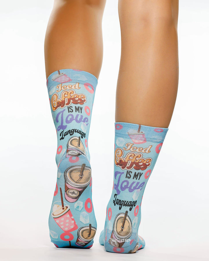 Wigglesteps Damen Socken ICED COFFEE