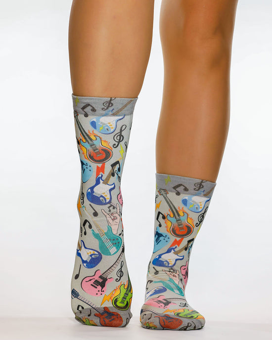 Wigglesteps Damen Socken LETS ROCK
