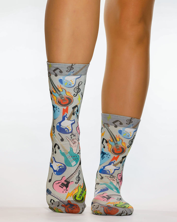 Wigglesteps Damen Socken LETS ROCK