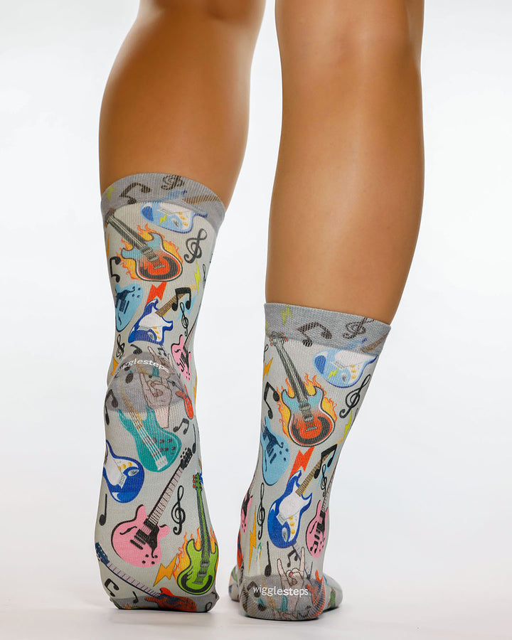 Wigglesteps Damen Socken LETS ROCK