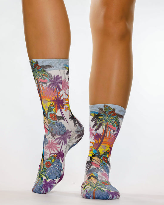 Wigglesteps Lady Socks  PALM SURF