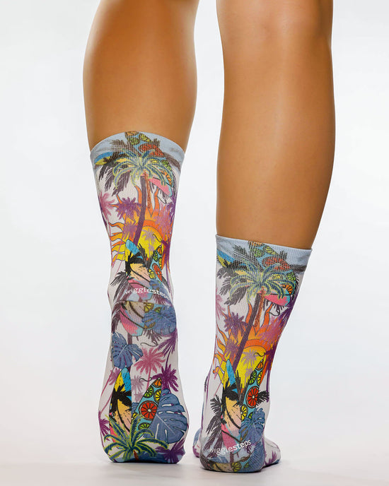 Wigglesteps Lady Socks  PALM SURF