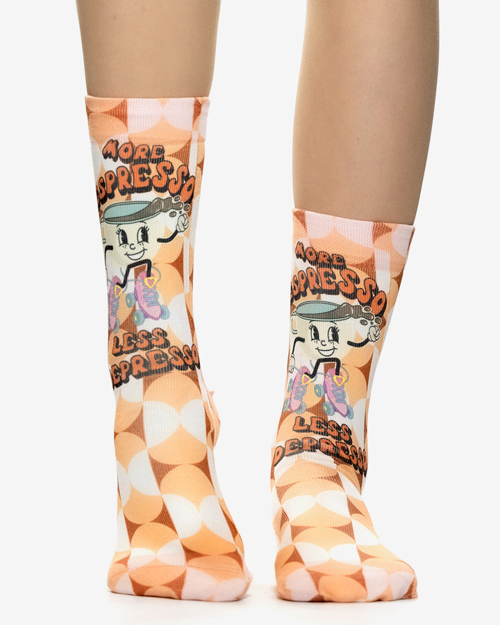 Wigglesteps Damen Socken MORE ESPRESSO I