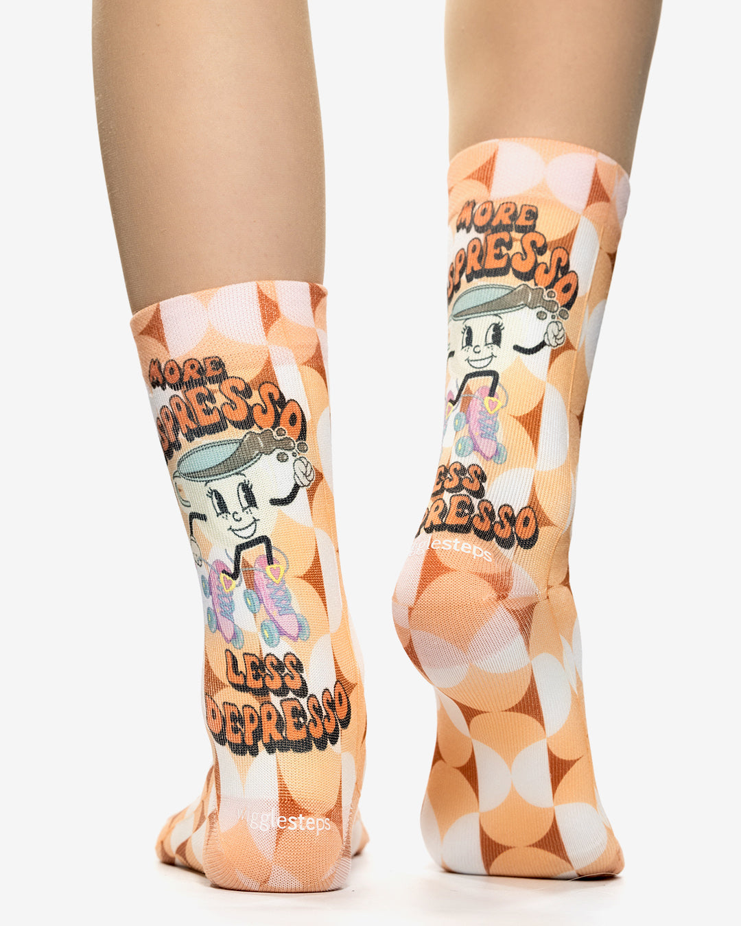Wigglesteps Damen Socken MORE ESPRESSO I
