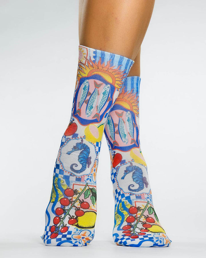 Wigglesteps Damen Socken SEAFOOD II