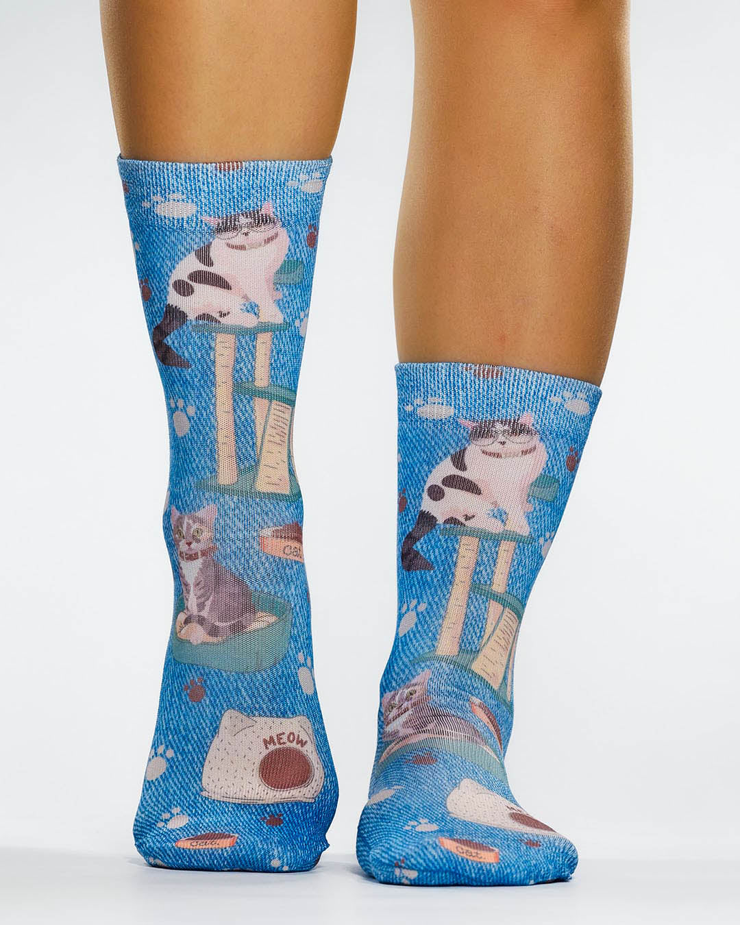 Wigglesteps Damen Socken CAT LIFE