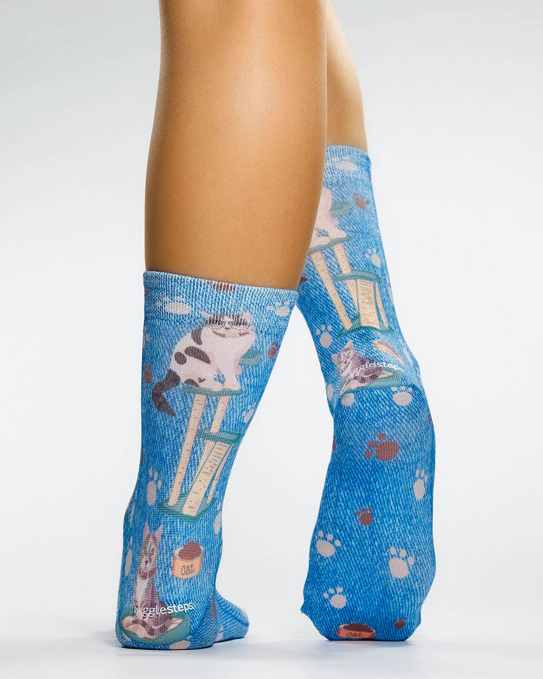 Wigglesteps Damen Socken CAT LIFE