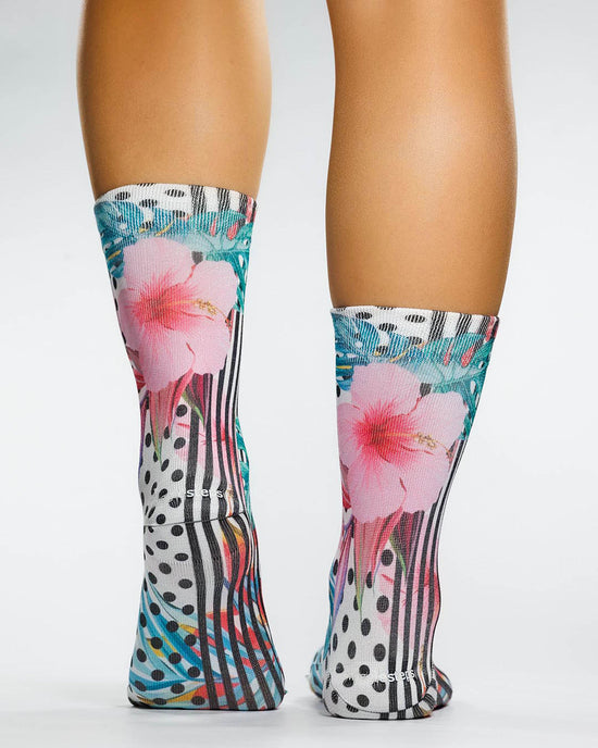 Wigglesteps Damen Socken PINK BLOOM