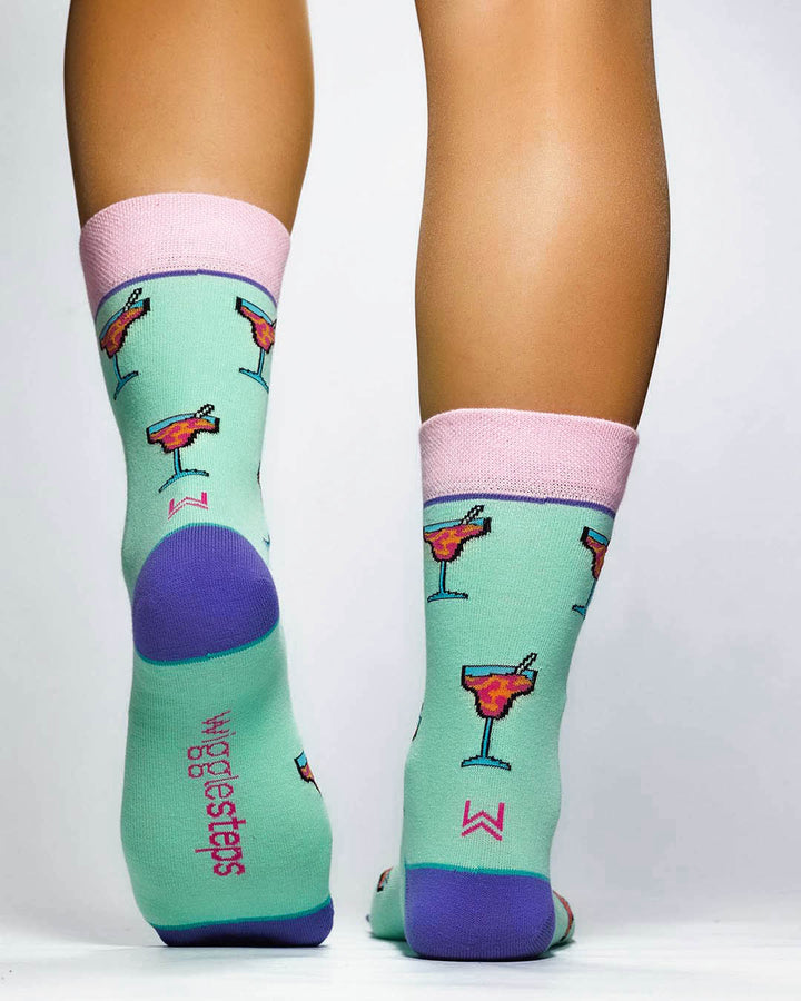Wigglesteps Unisex Socken PINK COCTAIL