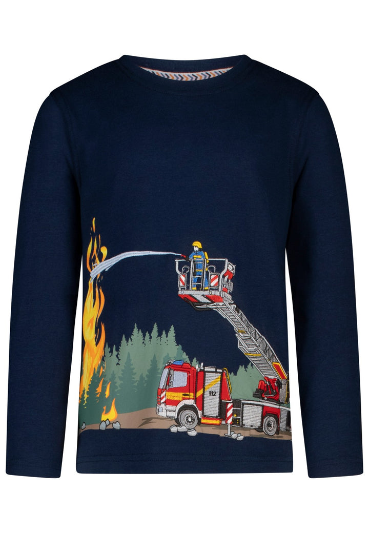 Salt and Pepper Jungen Langarmshirt 10005 – dark blue