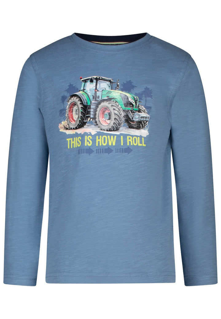 Salt and Pepper Jungen Langarmshirt 10021 – blue