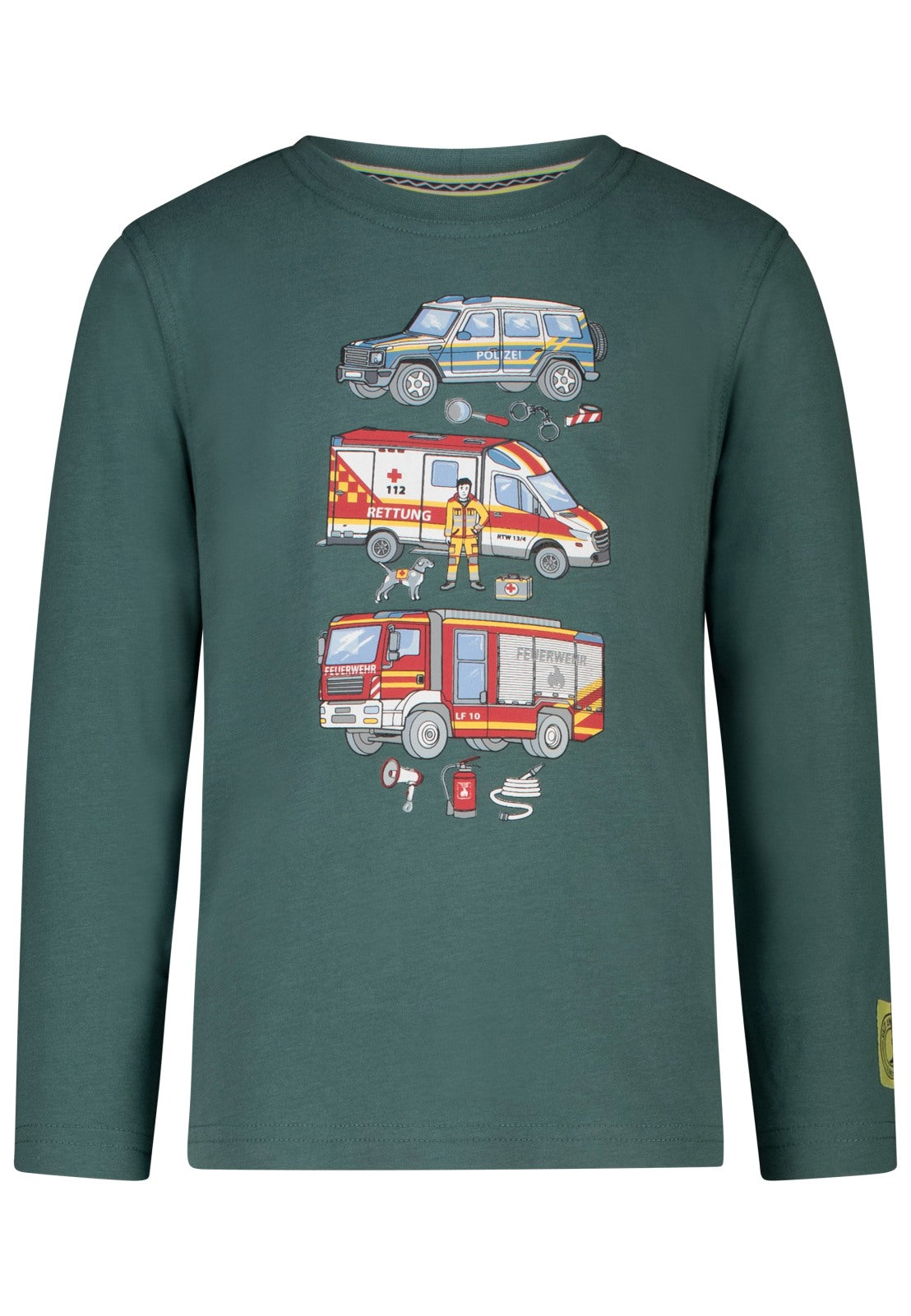 Salt and Pepper Jungen Langarmshirt 10044 – dark green