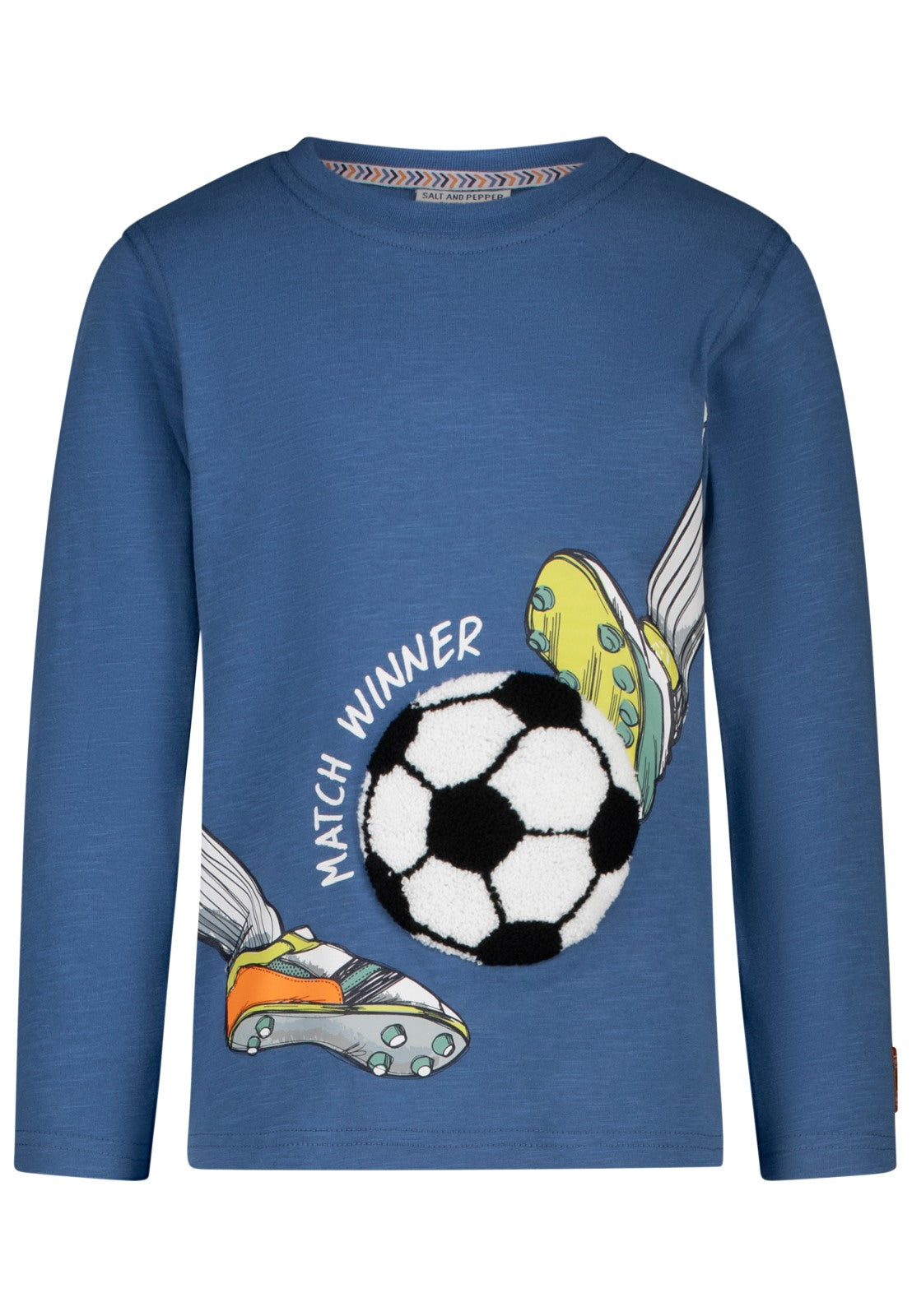 Salt and Pepper Jungen Langarmshirt 10050 – blue